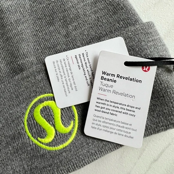 Lululemon Warm Revelation Beanie
Heathered Rhino Grey / Highlight Yellow - Picture 4 of 6